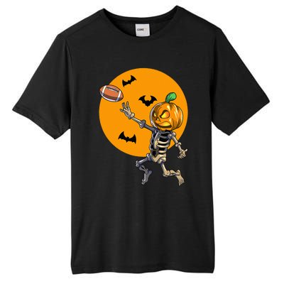 Football Skeleton Halloween Football Halloween Tall Fusion ChromaSoft Performance T-Shirt