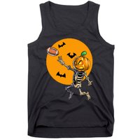 Football Skeleton Halloween Football Halloween Tank Top