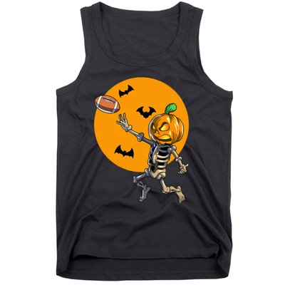 Football Skeleton Halloween Football Halloween Tank Top