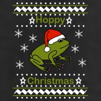 Frog Says Hoppy Christmas 11oz C Handle Ceramic Mug