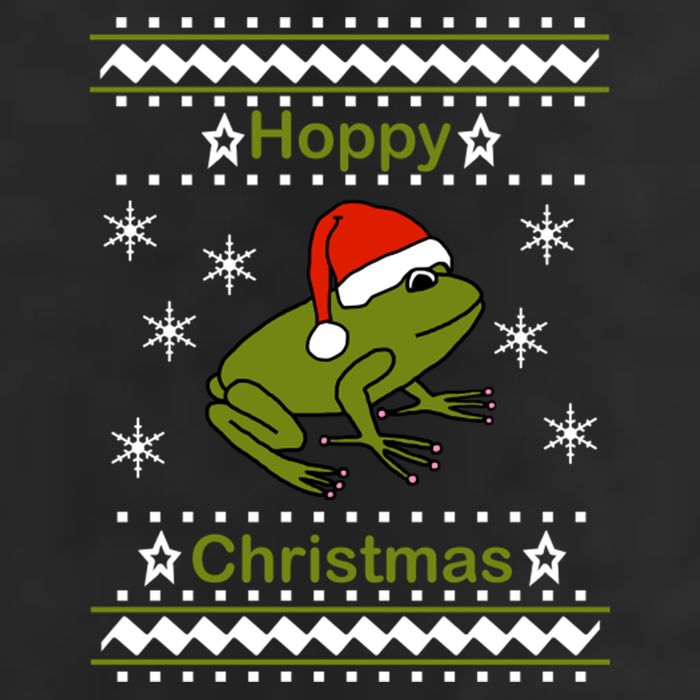 Frog Says Hoppy Christmas 11oz C Handle Ceramic Mug