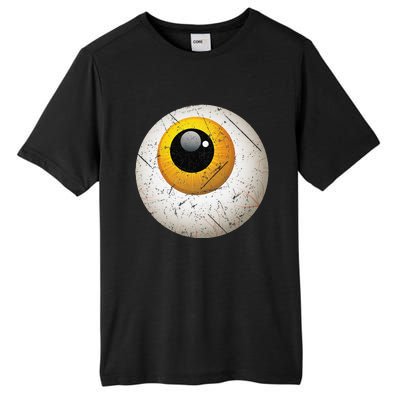 Funny Sarcastic Halloween Horrible Spooky Scary Eyeball Tall Fusion ChromaSoft Performance T-Shirt