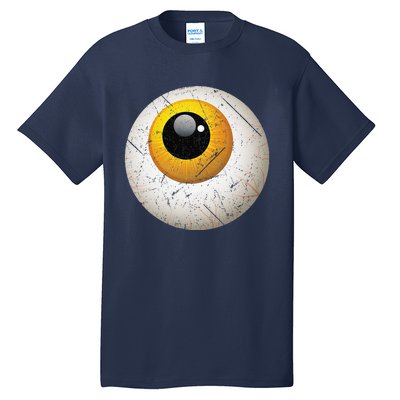 Funny Sarcastic Halloween Horrible Spooky Scary Eyeball Tall T-Shirt