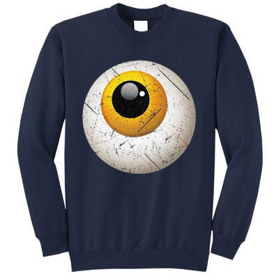 Funny Sarcastic Halloween Horrible Spooky Scary Eyeball Tall Sweatshirt