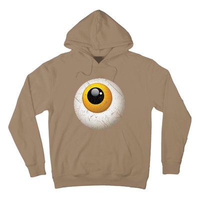 Funny Sarcastic Halloween Horrible Spooky Scary Eyeball Hoodie