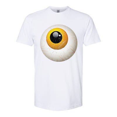 Funny Sarcastic Halloween Horrible Spooky Scary Eyeball Softstyle CVC T-Shirt