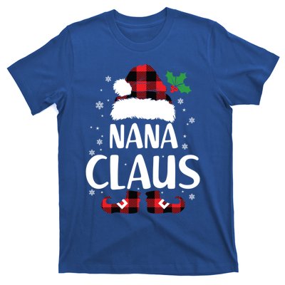 Fun Santa Hat Christmas Costume Family Matching Nana Claus Great Gift T-Shirt