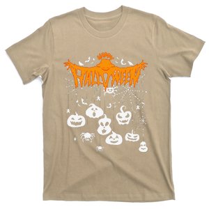 Funny Spooky Hanging Halloween Pumpkins T-Shirt