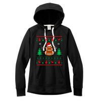 Football Santa Hat Ugly Christmas Sweaters Women's Fleece Hoodie