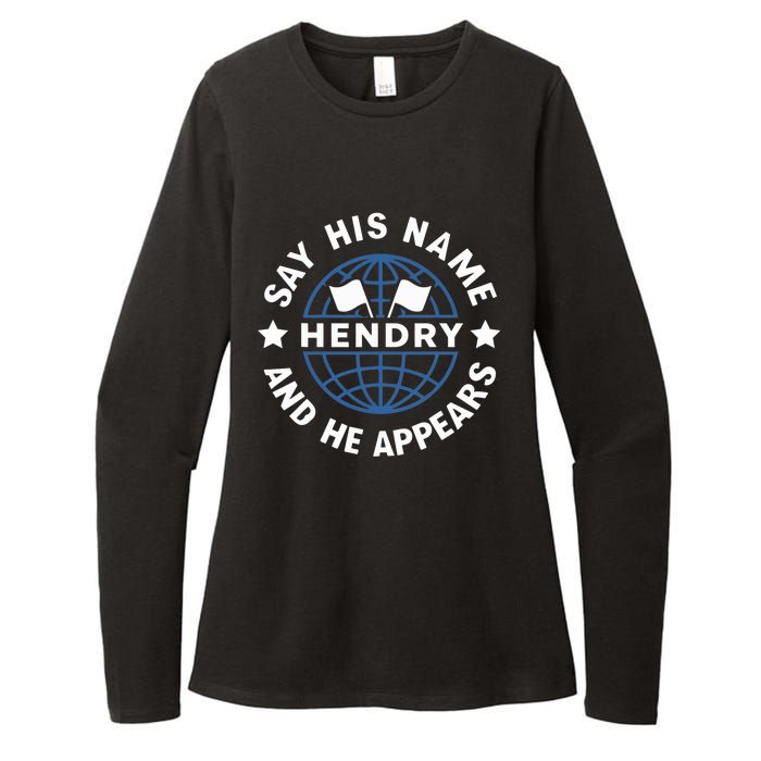 Funny Say His Name And He Appears Joe Hendry Womens CVC Long Sleeve Shirt