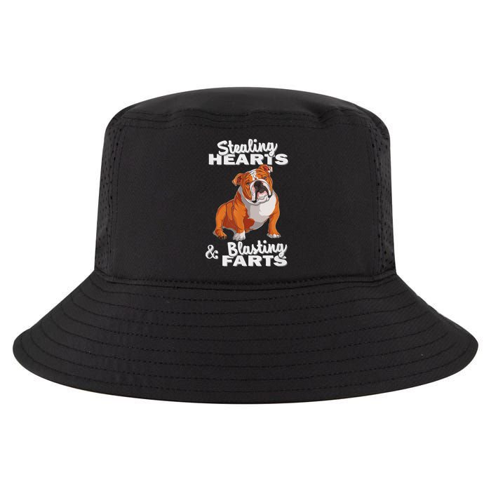 Funny Stealing Hearts Blasting Farts English Bulldog Cool Comfort Performance Bucket Hat