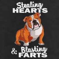 Funny Stealing Hearts Blasting Farts English Bulldog Cool Comfort Performance Bucket Hat