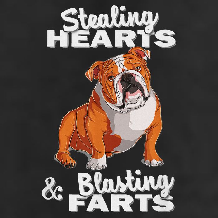 Funny Stealing Hearts Blasting Farts English Bulldog Cool Comfort Performance Bucket Hat