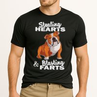 Funny Stealing Hearts Blasting Farts English Bulldog Cooling Performance Crew T-Shirt