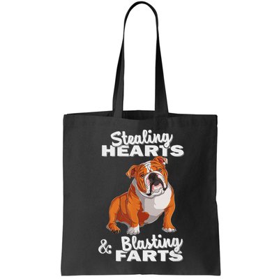 Funny Stealing Hearts Blasting Farts English Bulldog Bag