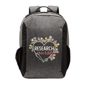 Floral Stethoscope Heart Nursing Research Nurse Gift Vector Backpack