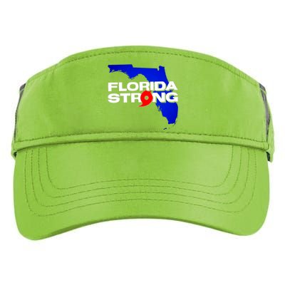 Florida Strong Hurricane Ian Support Football Adult Drive Performance Visor