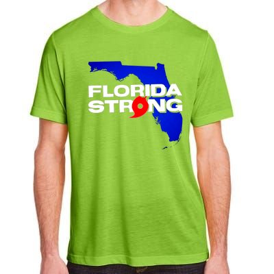 Florida Strong Hurricane Ian Support Football Adult ChromaSoft Performance T-Shirt