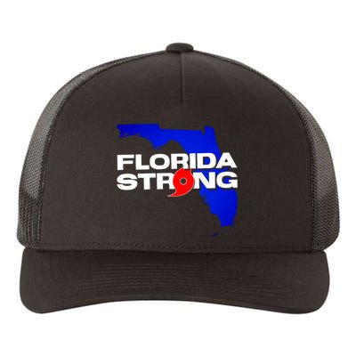 Florida Strong Hurricane Ian Support Football Yupoong Adult 5-Panel Trucker Hat