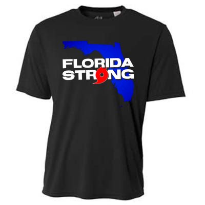 Florida Strong Hurricane Ian Support Football Cooling Performance Crew T-Shirt