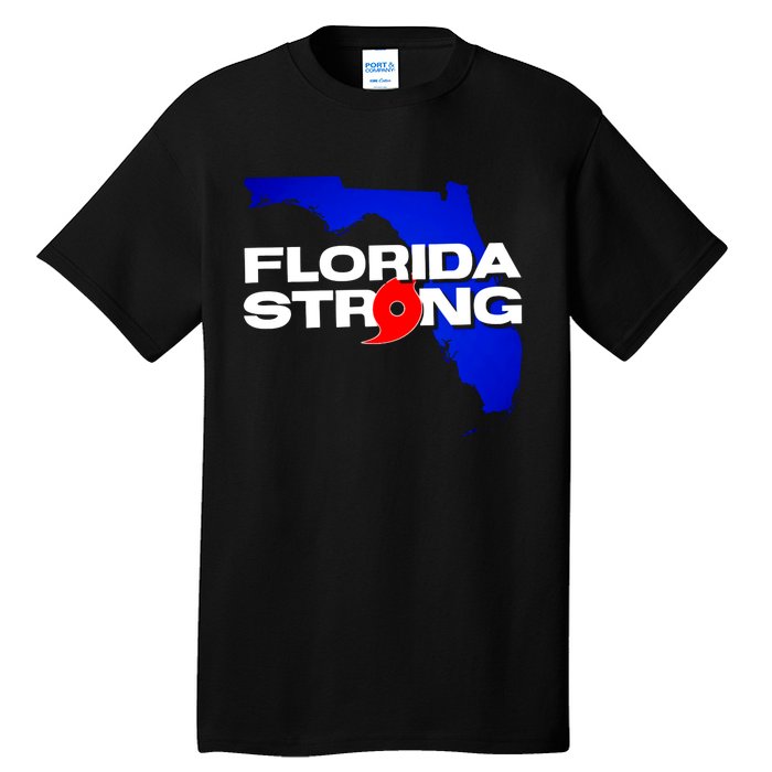 Florida Strong Hurricane Ian Support Football Tall T-Shirt