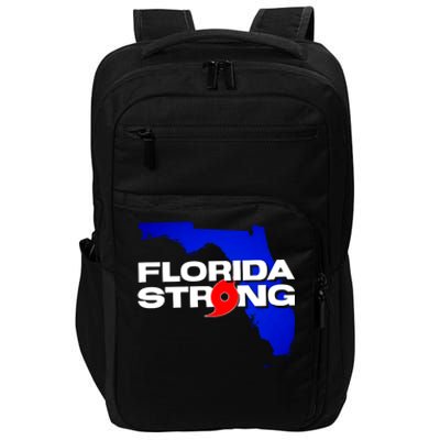 Florida Strong Hurricane Ian Support Football Impact Tech Backpack