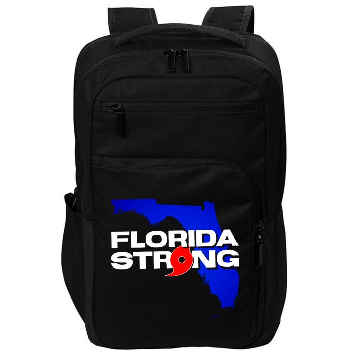 Florida Strong Hurricane Ian Support Football Impact Tech Backpack