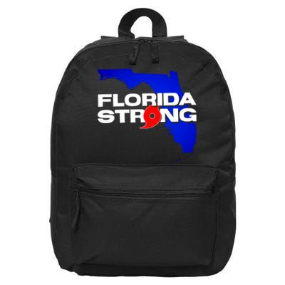 Florida Strong Hurricane Ian Support Football 16 in Basic Backpack