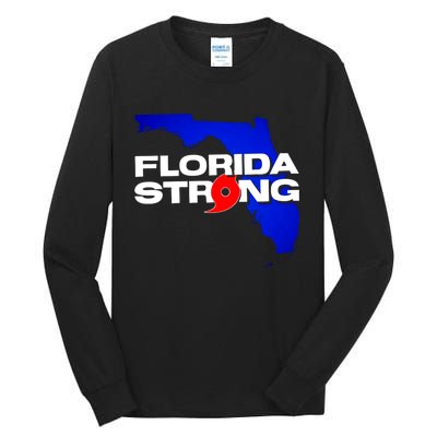 Florida Strong Hurricane Ian Support Football Tall Long Sleeve T-Shirt