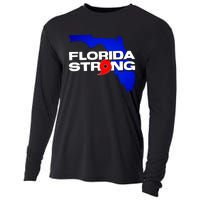 Florida Strong Hurricane Ian Support Football Cooling Performance Long Sleeve Crew