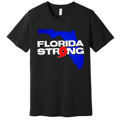 Florida Strong Hurricane Ian Support Football Premium T-Shirt