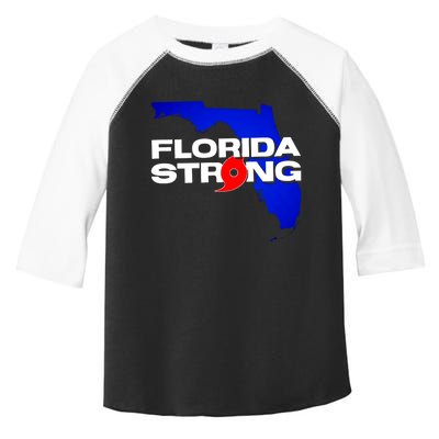 Florida Strong Hurricane Ian Support Football Toddler Fine Jersey T-Shirt