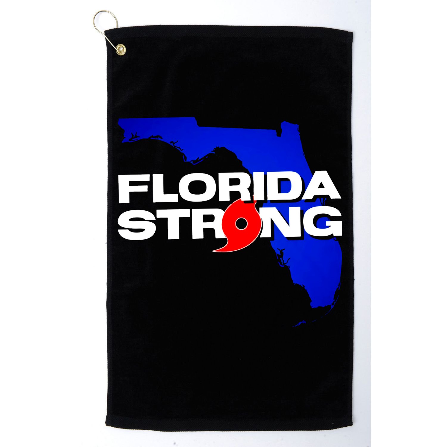 Florida Strong Hurricane Ian Support Football Golf Towel