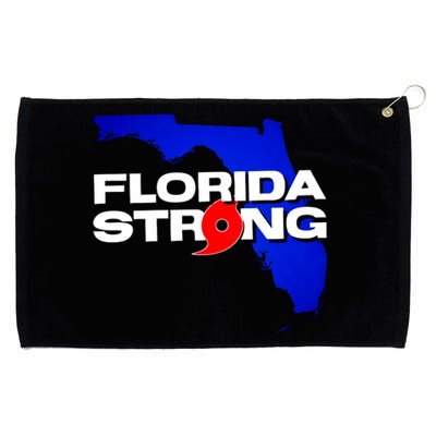 Florida Strong Hurricane Ian Support Football Grommeted Golf Towel