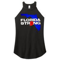 Florida Strong Hurricane Ian Support Football Women's Perfect Tri Rocker Tank