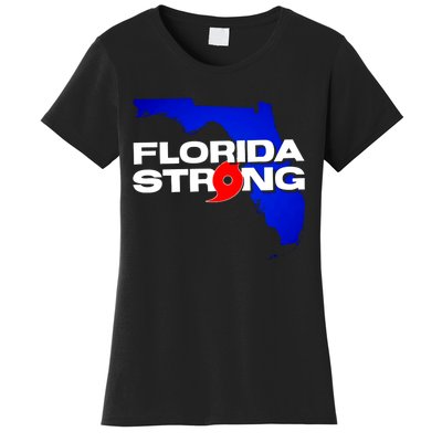 Florida Strong Hurricane Ian Support Football Women's T-Shirt