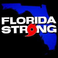 Florida Strong Hurricane Ian Support Football Women's V-Neck T-Shirt