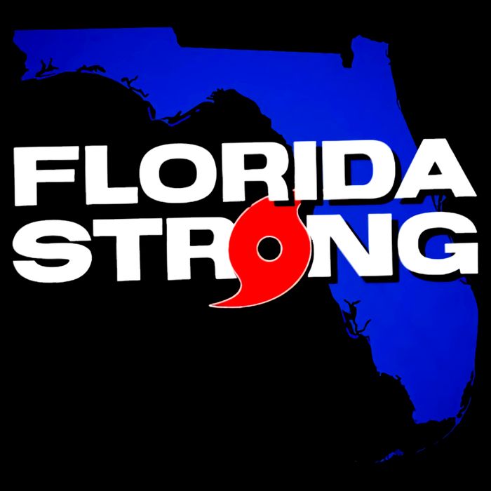 Florida Strong Hurricane Ian Support Football Women's V-Neck T-Shirt