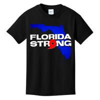 Florida Strong Hurricane Ian Support Football Kids T-Shirt