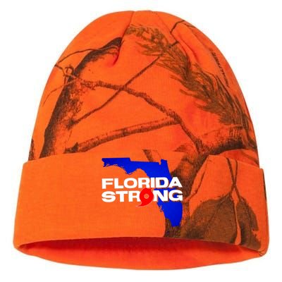 Florida Strong Hurricane Ian Support Football Kati Licensed 12" Camo Beanie