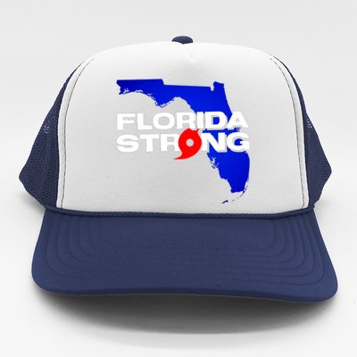 Florida Strong Hurricane Ian Support Football Trucker Hat