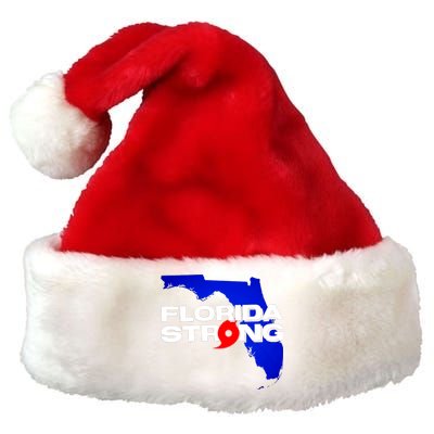 Florida Strong Hurricane Ian Support Football Premium Christmas Santa Hat