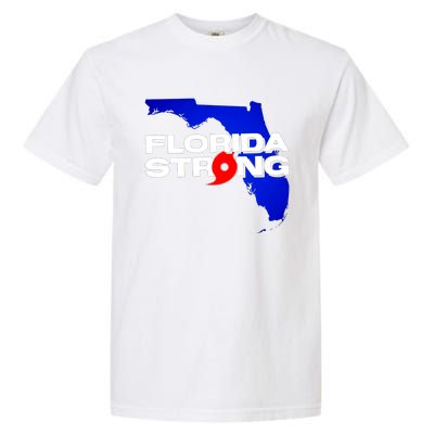 Florida Strong Hurricane Ian Support Football Garment-Dyed Heavyweight T-Shirt