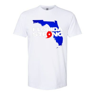 Florida Strong Hurricane Ian Support Football Softstyle CVC T-Shirt