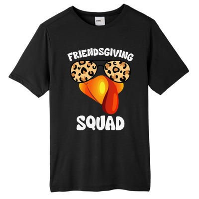 Friendsgiving Squad Happy Thanksgiving Turkey Face Thankful Tall Fusion ChromaSoft Performance T-Shirt