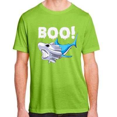 Funny Shark Halloween Boo Spooky Ghost Costume Adult ChromaSoft Performance T-Shirt