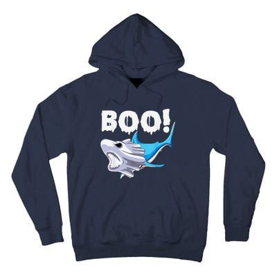 Funny Shark Halloween Boo Spooky Ghost Costume Tall Hoodie