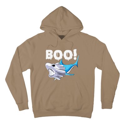 Funny Shark Halloween Boo Spooky Ghost Costume Hoodie