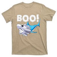 Funny Shark Halloween Boo Spooky Ghost Costume T-Shirt