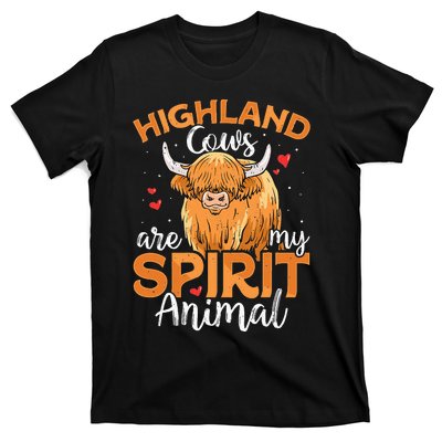 Funny Scottish Highland Cow Cows Lover T-Shirt